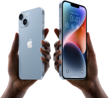 Apple iphone 15 in hand